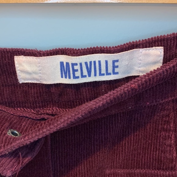 Never Worn Brandy Melville corduroy burgundy skirt - Picture 6 of 7